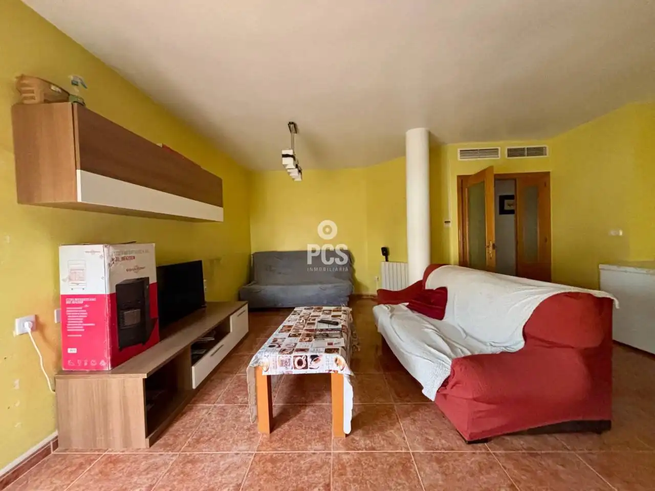 Wohnzimmer von Wohnung zum Verkauf in Totana mit Heizung, Abstellraum und Möbliert