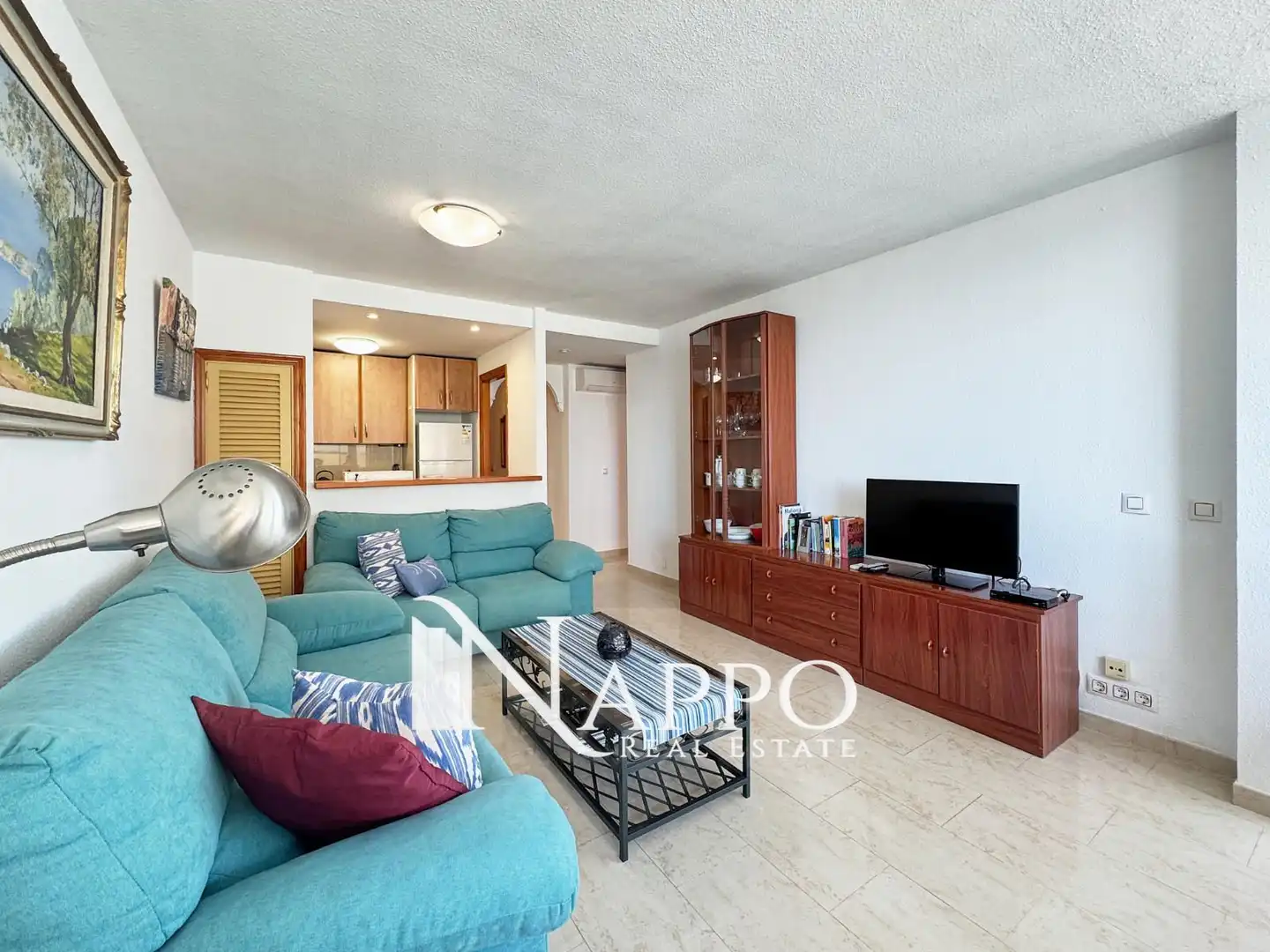Wohnzimmer von Wohnung zum Verkauf in Calvià mit Klimaanlage, Schwimmbad und Gemeinschaftspool