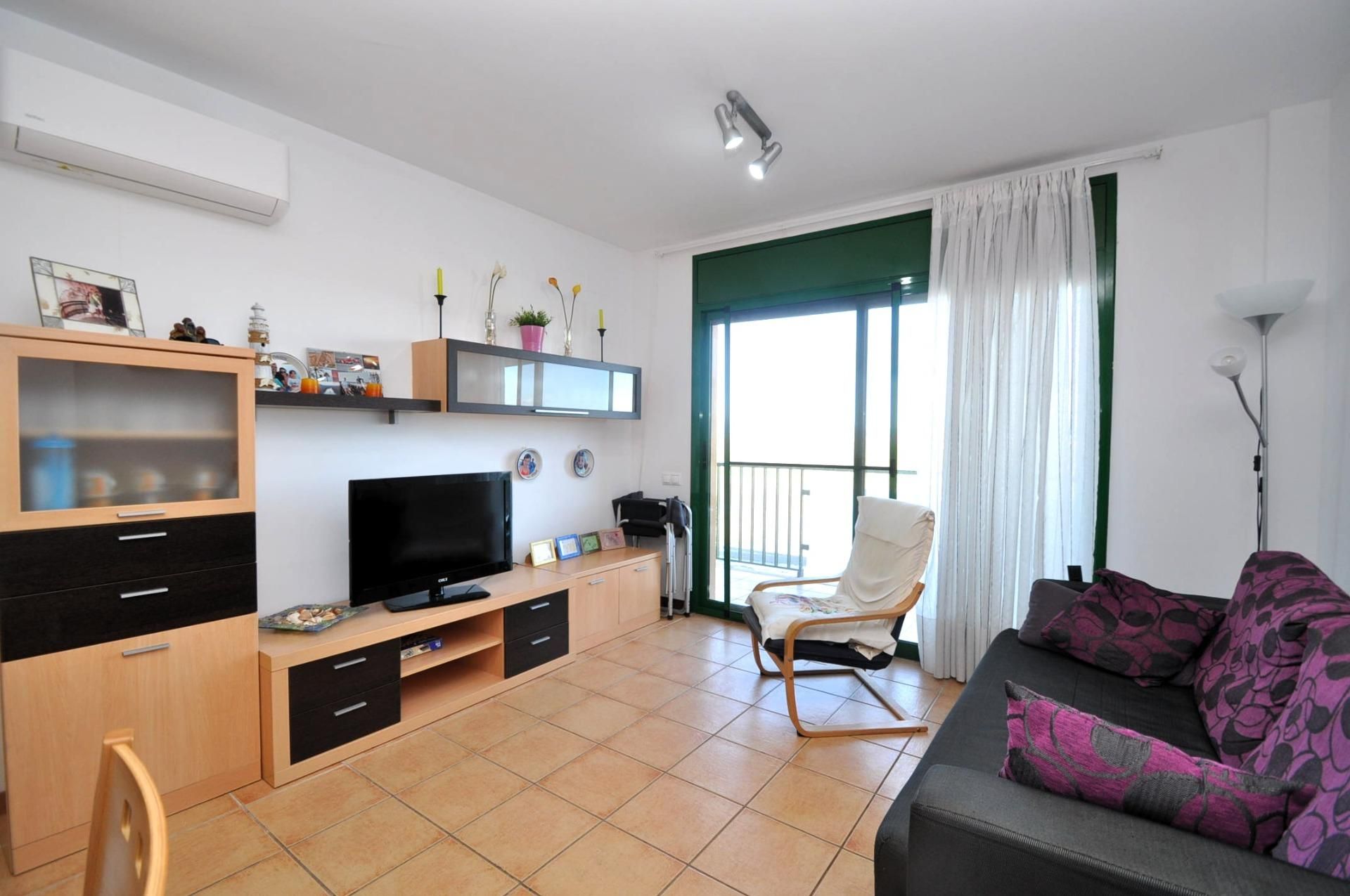 Sala d'estar de Apartament en venda en Amposta amb Aire condicionat i Terrassa