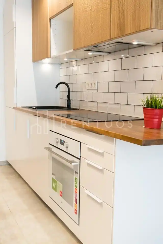 Cocina de Dúplex de alquiler en Barcelona con Aire acondicionado, Terraza y Amueblado