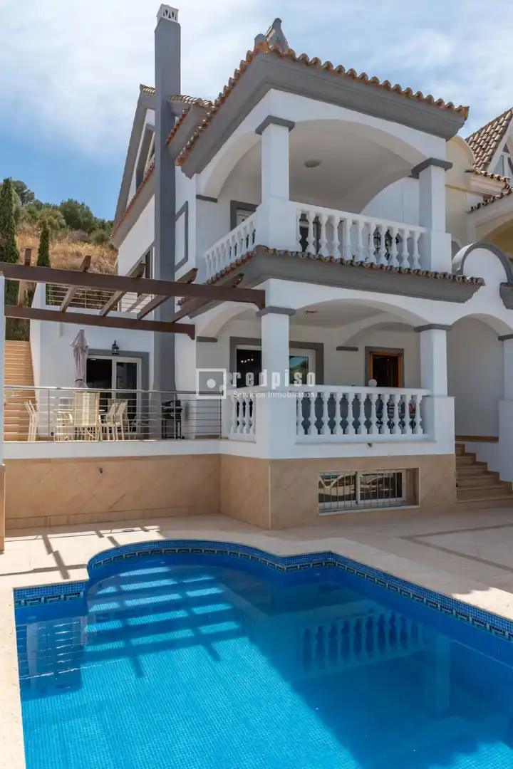 Terrassa de Casa o xalet de lloguer en Benalmádena amb Jardí privat, Terrassa i Traster
