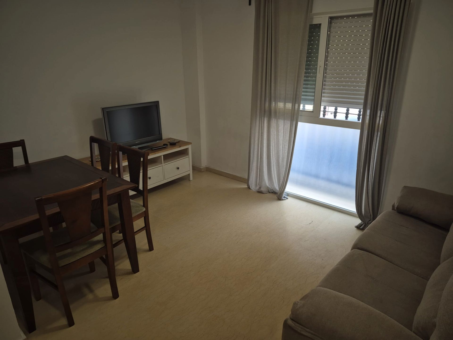 Sala d'estar de Pis de lloguer en Málaga Capital amb Moblat