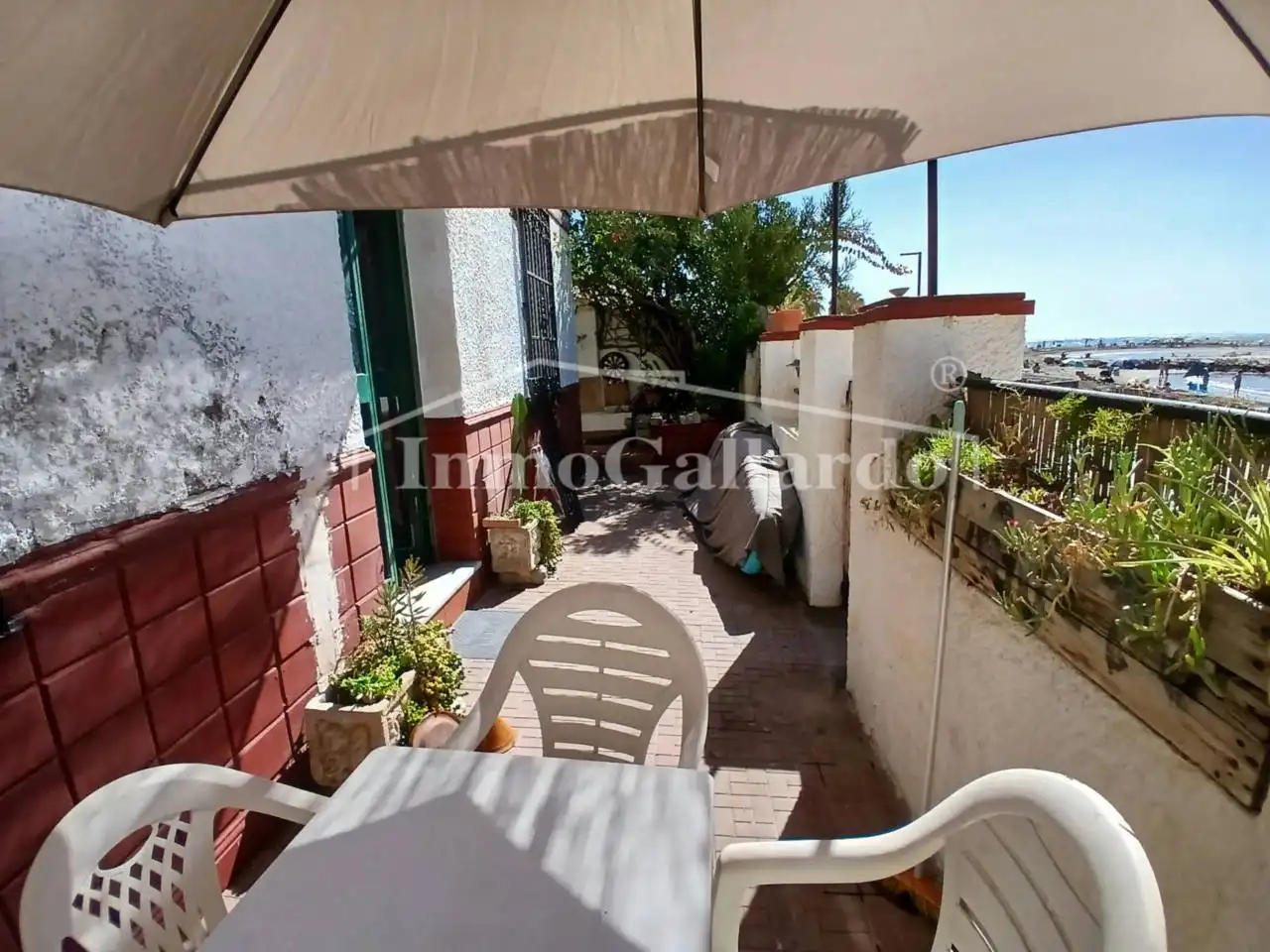 Terrace of Flat for rent in Málaga  with Terrace and Furnished