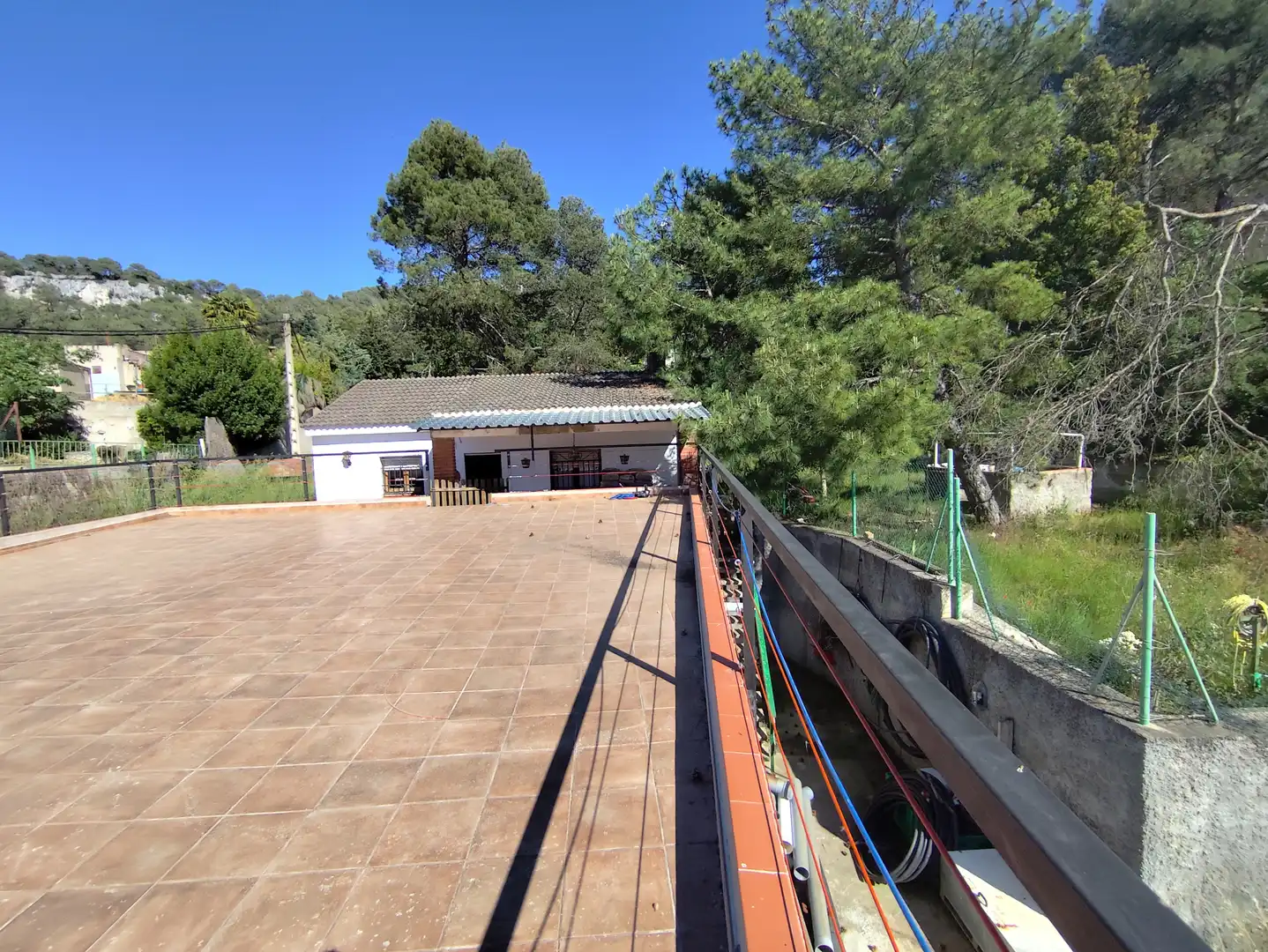 Vista exterior de Finca rústica en venta en Pontils con Terraza, Piscina y Amueblado