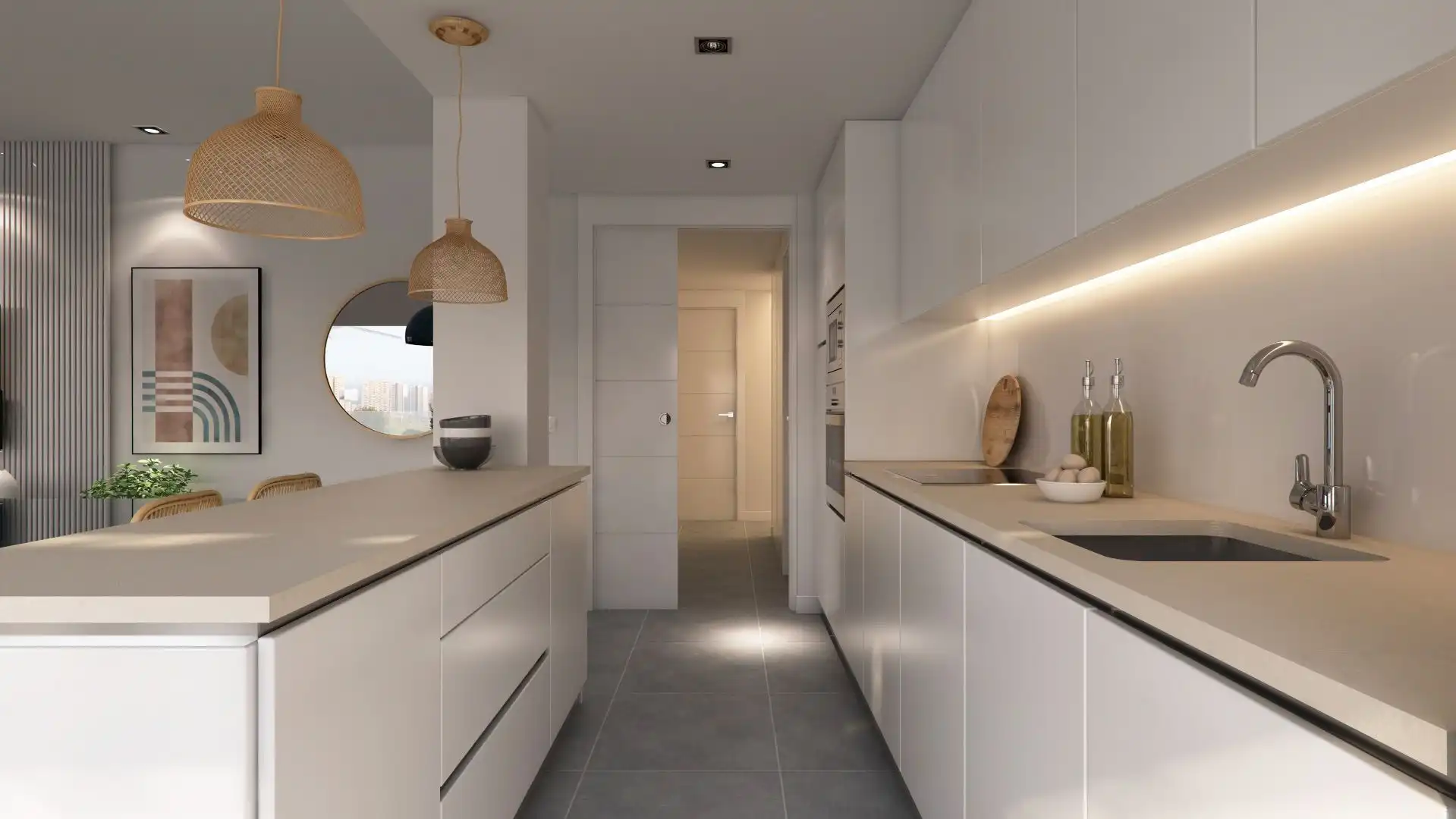 Apartamento con piscina en venta en Balcón de Finestrat - Terra Marina, imagen 5