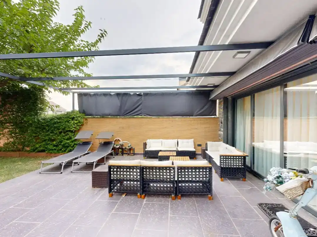 Terrace of Flat for sale in Boadilla del Monte  with Air Conditioner, Private garden and Parquet flooring
