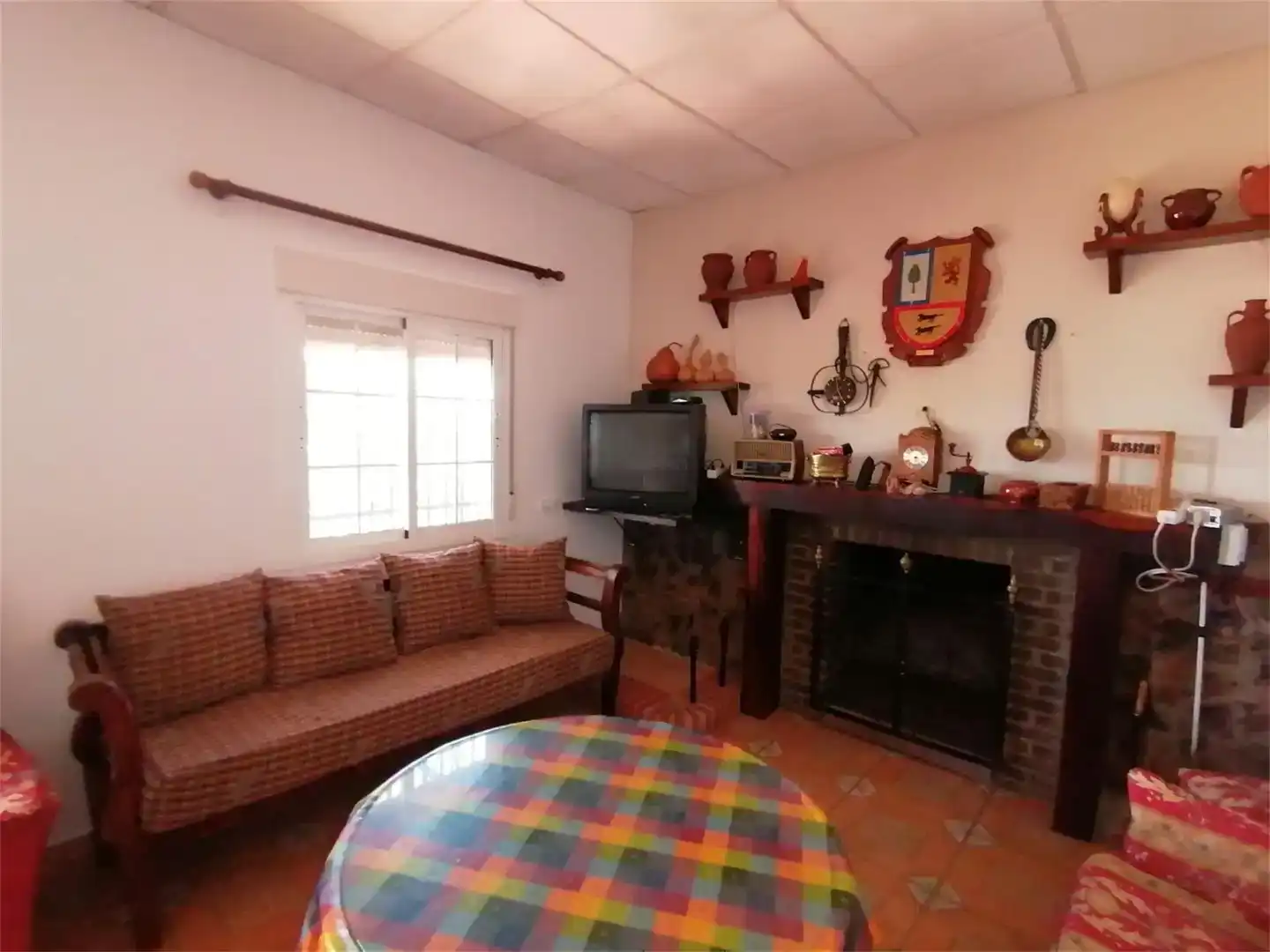 Sala de estar de Finca rústica en venta en Malpartida de la Serena