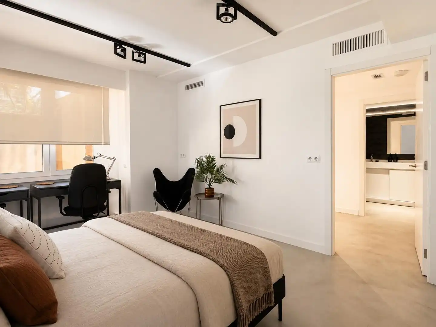 Bedroom of Flat for share in Sarrià - Sant Gervasi