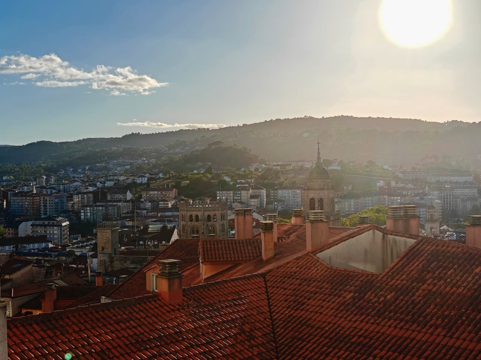 Exterior view of Flat for sale in Ourense Capital   with Heating, Parquet flooring and Terrace