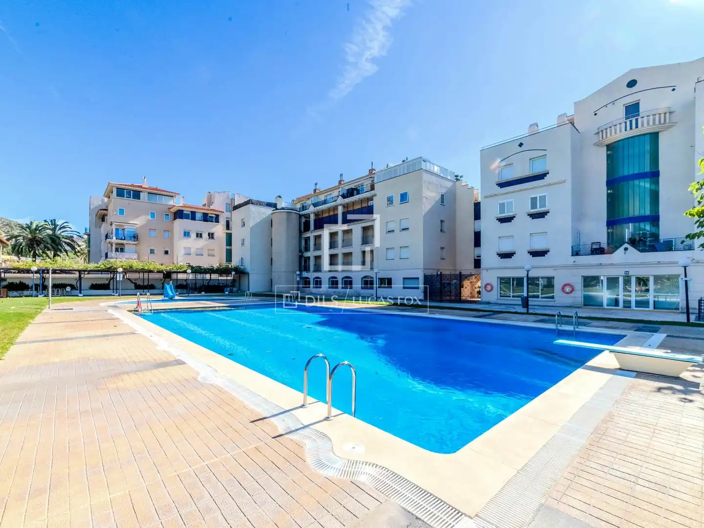 Swimming pool of Attic for sale in Sitges  with Air Conditioner, Terrace and Swimming Pool