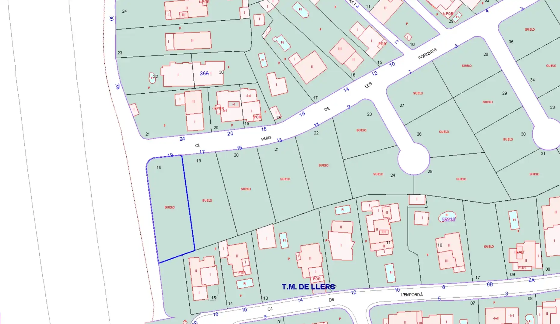 Lands and plots for sale in Calle Puig De Les Forques