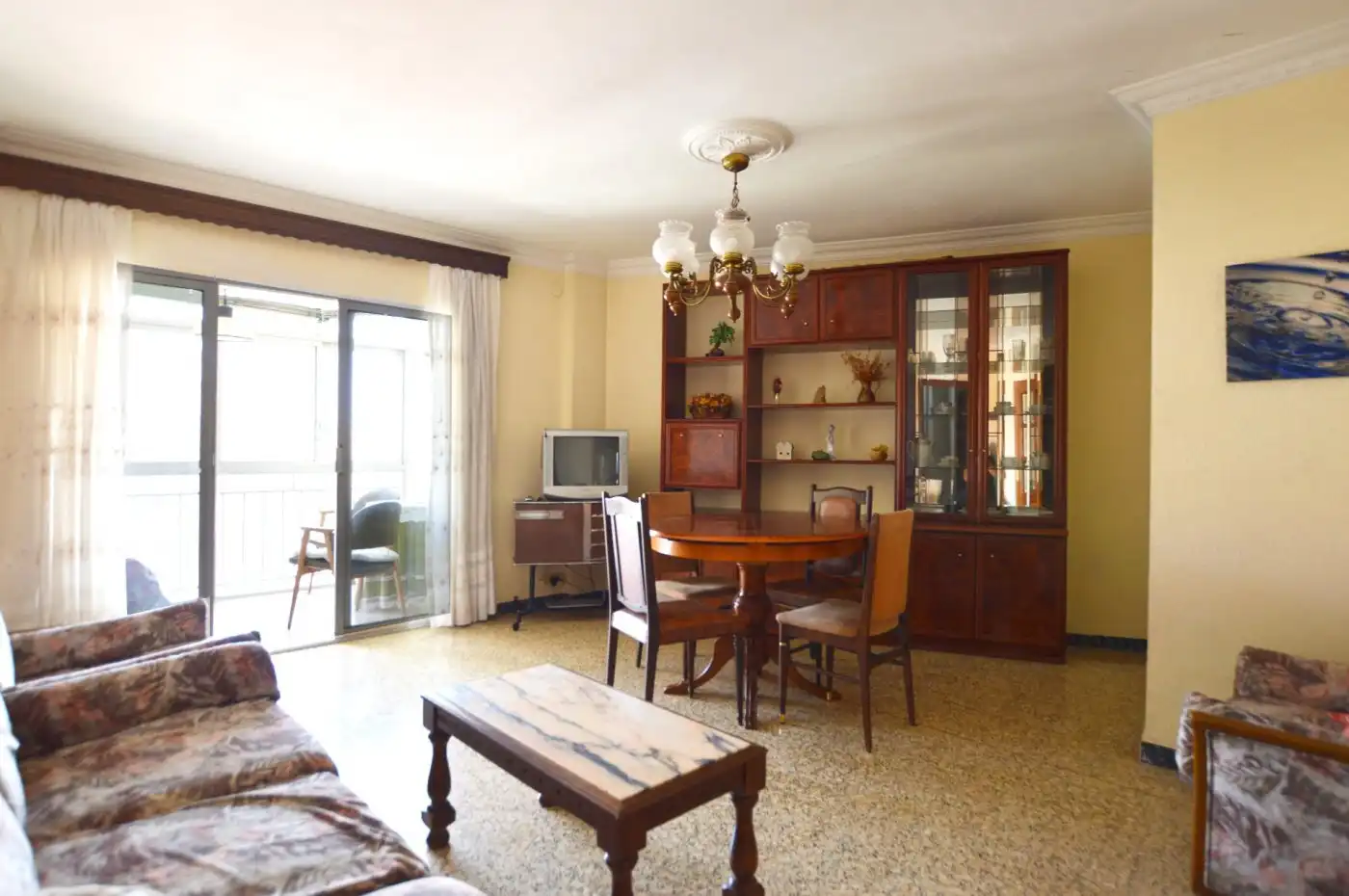 Sala de estar de Piso de alquiler en Tarragona con Terraza y Amueblado