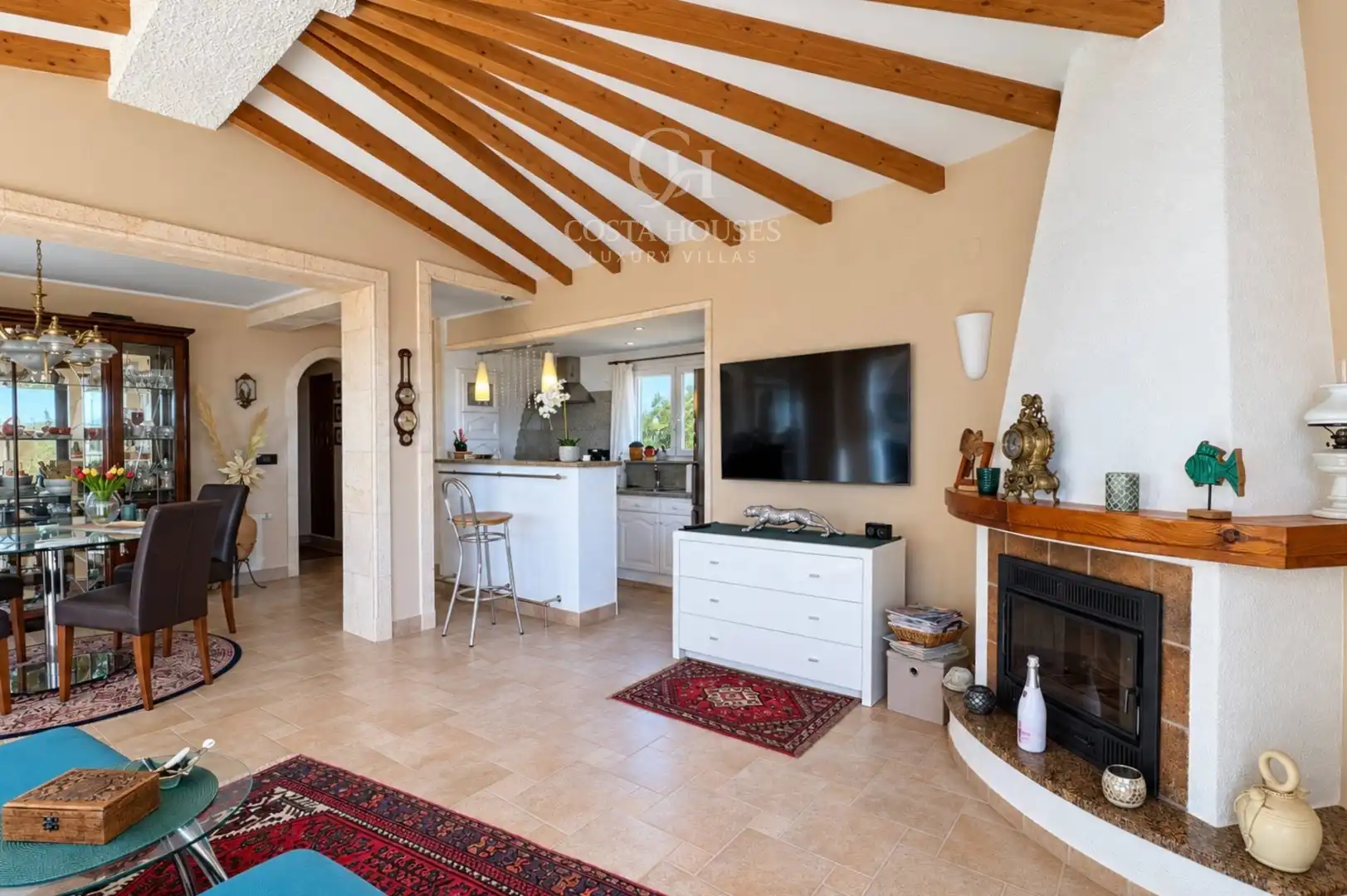 Sala d'estar de Casa o xalet en venda en Portichol - Balcón al Mar