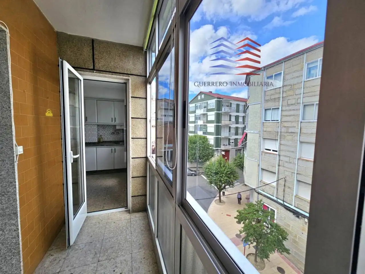 Exterior view of Flat for rent in Ourense Capital   with Heating, Furnished and Balcony