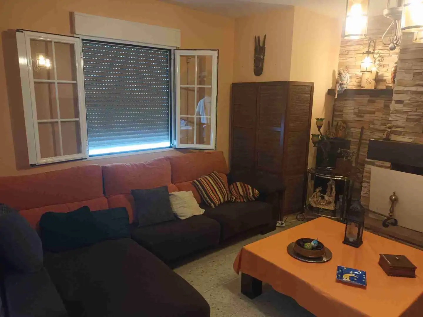 Sala d'estar de Casa o xalet en venda en Marugán amb Calefacció, Jardí privat i Terrassa