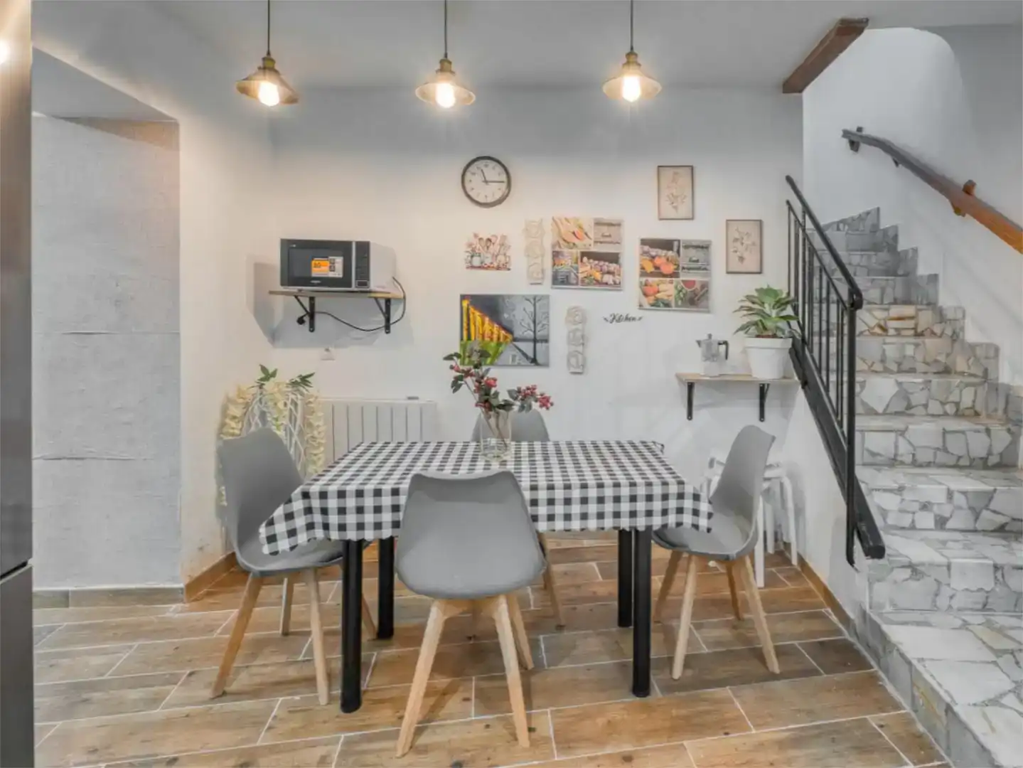Dining room of Study for rent in Estremera  with Air Conditioner, Furnished and Balcony