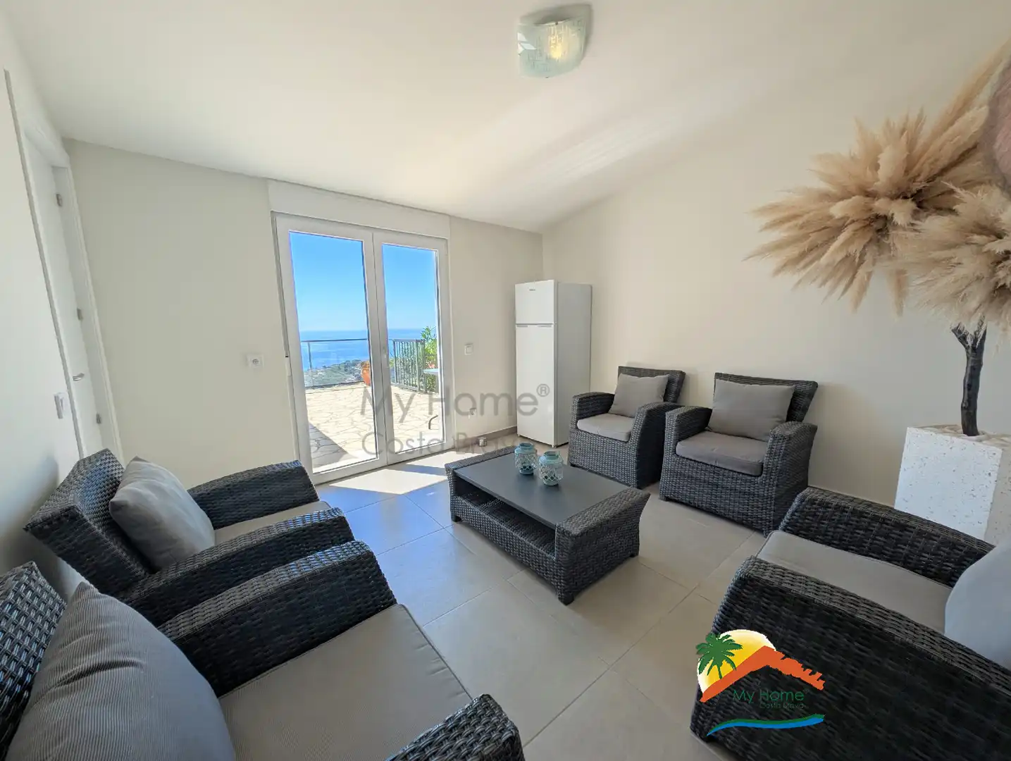 Sala de estar de Casa o chalet en venta en Lloret de Mar con Aire acondicionado, Calefacción y Jardín privado