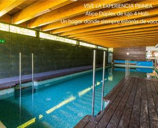 Swimming pool of Attic for sale in Majadahonda  with Air Conditioner, Terrace and Balcony