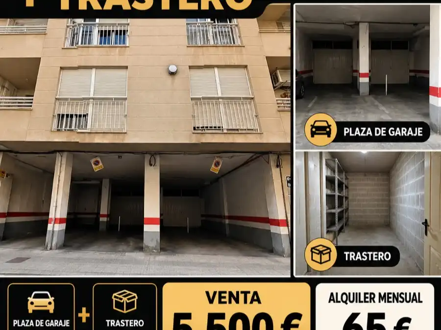 Parking de Garaje de alquiler en El Pilar