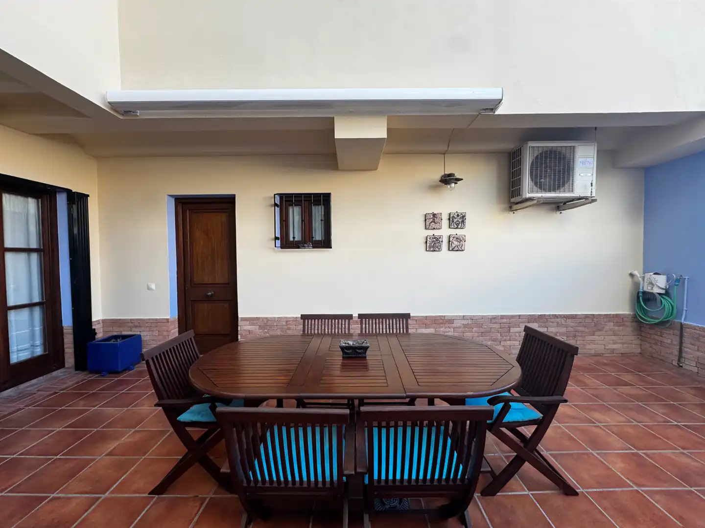 Terrasse von Einfamilien-Reihenhaus zum Verkauf in Canet d'En Berenguer mit Klimaanlage, Heizung und Terrasse