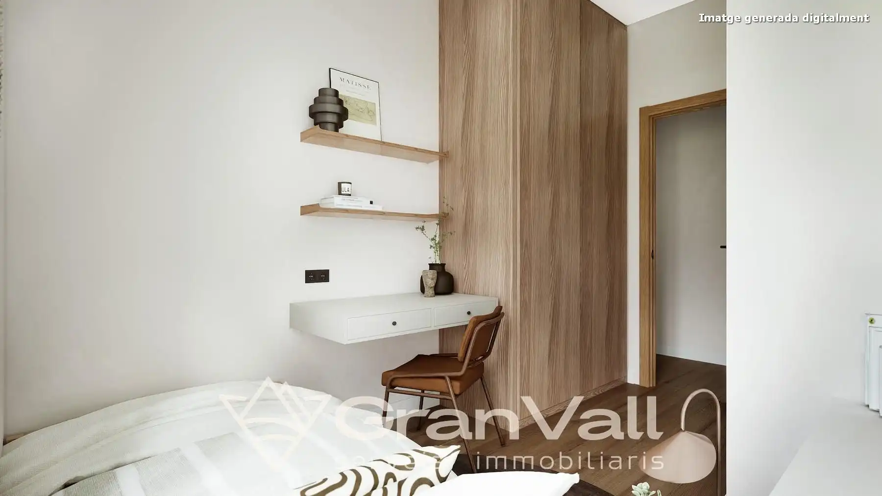 Bedroom of Apartments for sale in Puigcerdà  with Heating, Parquet flooring and Storage room