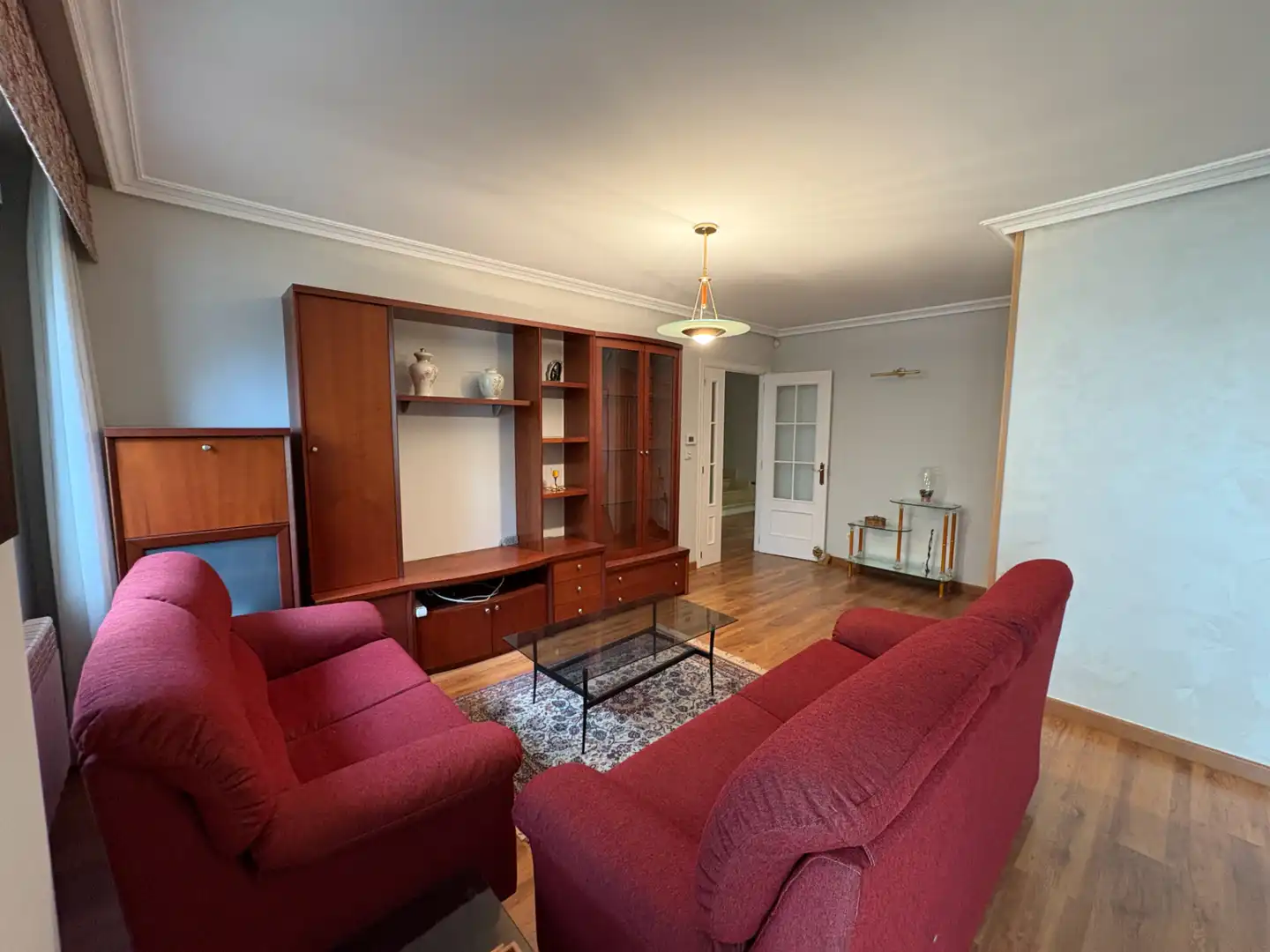 Sala de estar de Casa adosada en venta en Simancas con Aire acondicionado, Calefacción y Jardín privado
