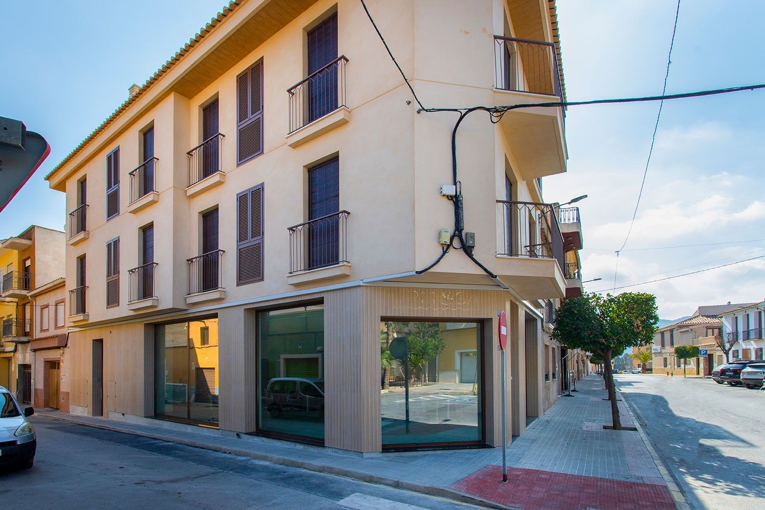 Exterior view of Apartment for sale in Hondón de las Nieves / El Fondó de les Neus  with Air Conditioner and Community pool