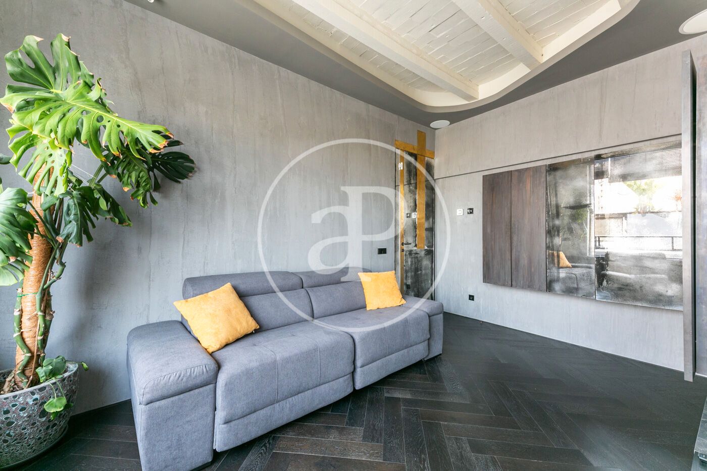 Living room of Flat for sale in  Barcelona Capital  with Air Conditioner, Heating and Terrace
