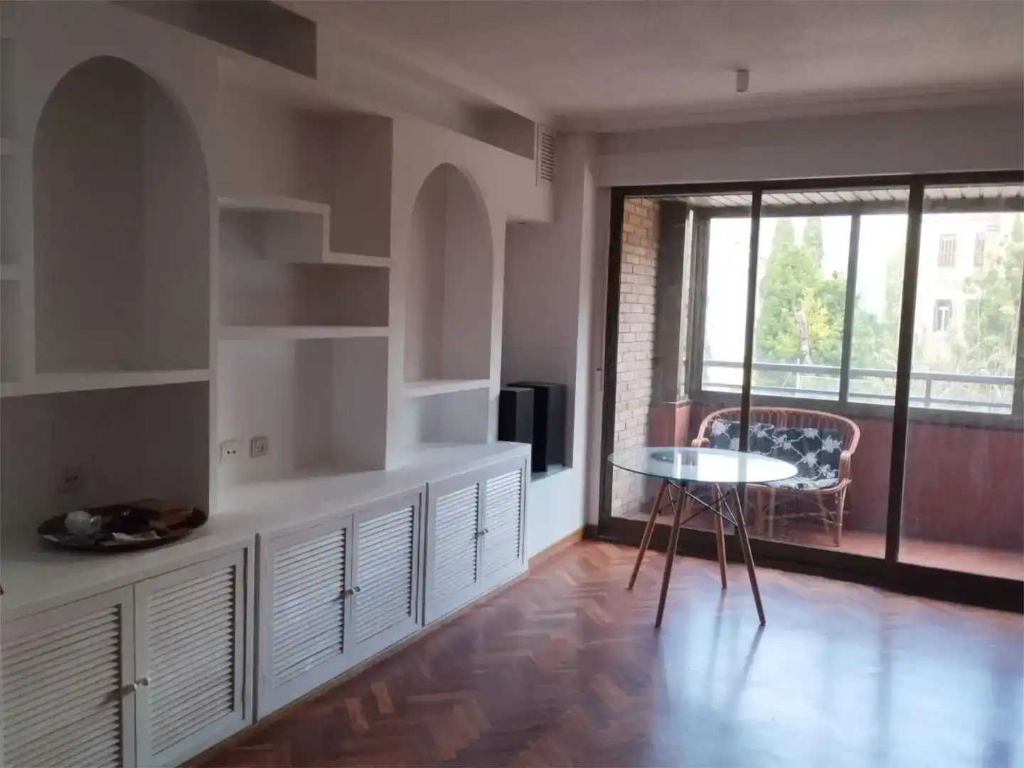 Wohnzimmer von Wohnung zur Miete in  Madrid Capital mit Klimaanlage