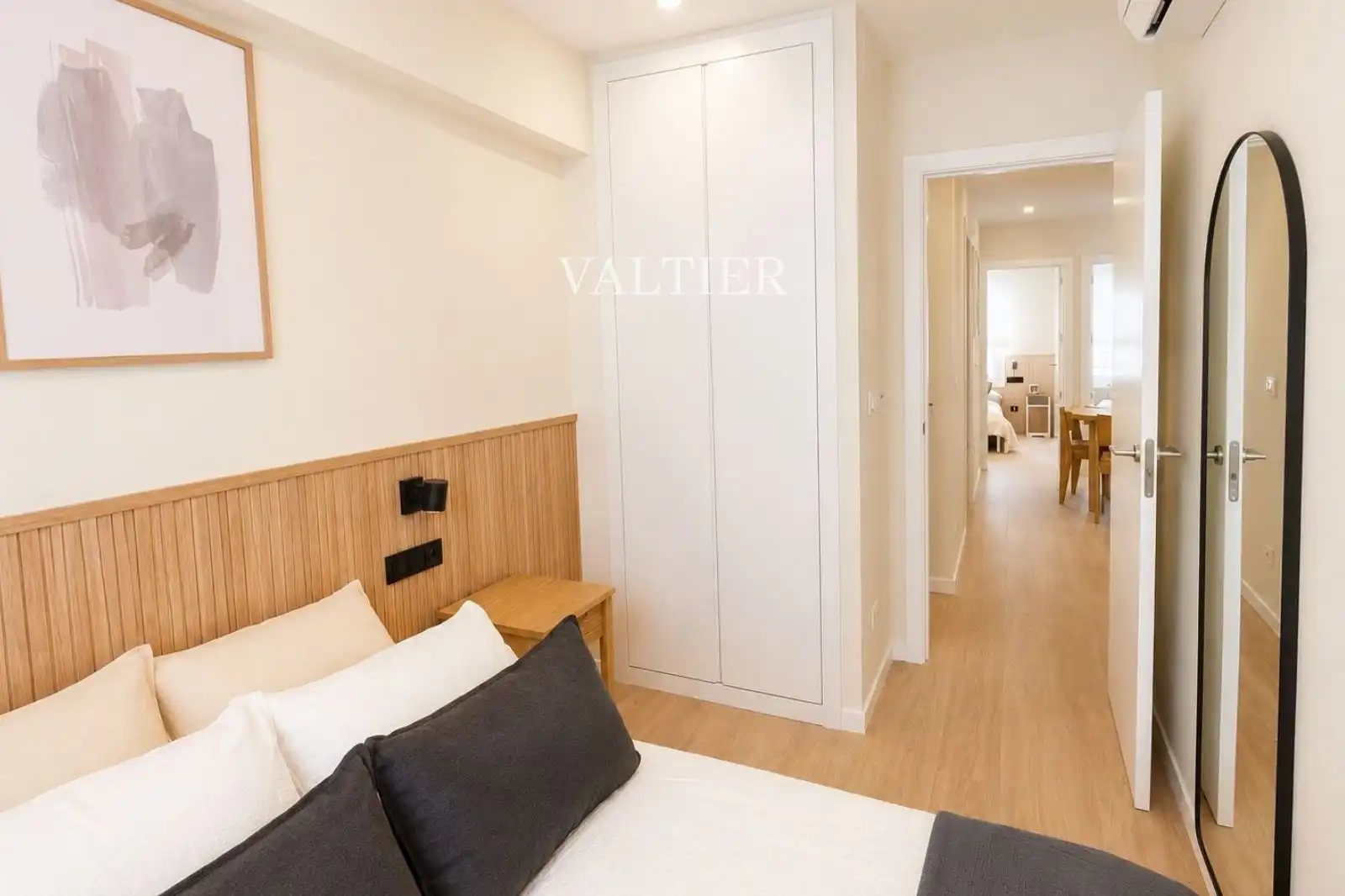 Bedroom of Flat for rent in Madrid  with Air Conditioner, Heating and Furnished
