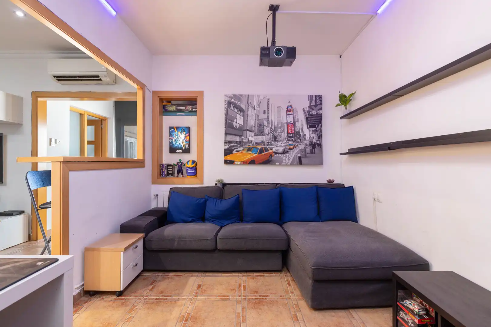 Living room of Attic for sale in Sabadell  with Air Conditioner, Heating and Terrace