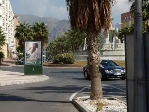 Vista exterior de Piso en venta en Roquetas de Mar con Aire acondicionado, Jardín privado y Terraza