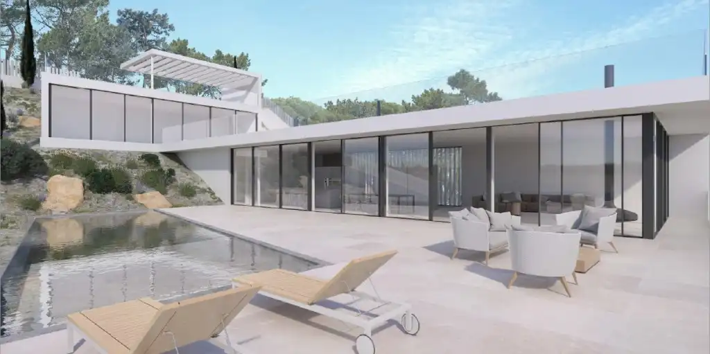 Villa con piscina in vendita a Costa d'en Blanes