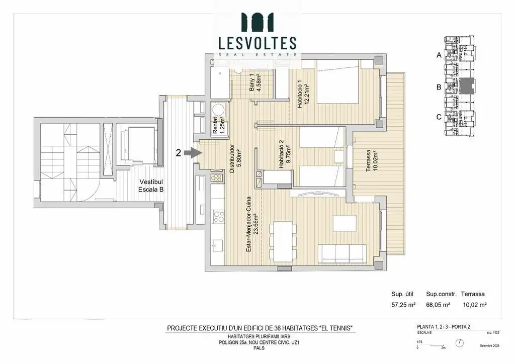 Piso con terraza en venta en Polígon 25a NOU CENTRE CÍVIC S/N, imagen 23