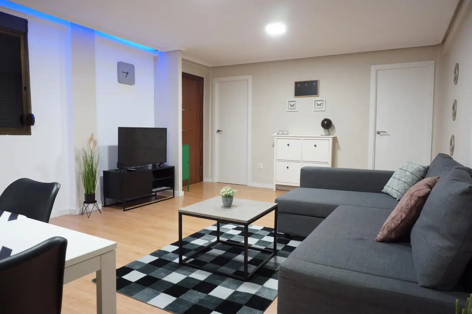 Sala de estar de Piso de alquiler en Valencia con Aire acondicionado, Parquet y Amueblado