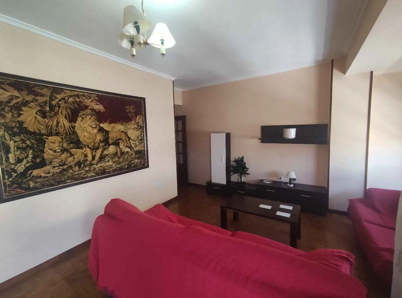 Sala d'estar de Pis de lloguer en Ourense Capital  amb Calefacció, Moblat i Forn