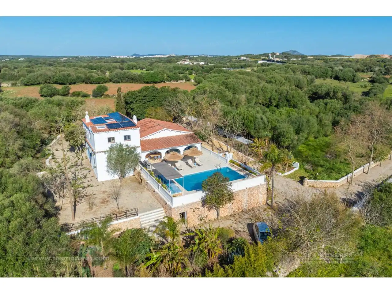 Vista exterior de Casa o chalet de alquiler en Alaior con Aire acondicionado, Jardín privado y Terraza