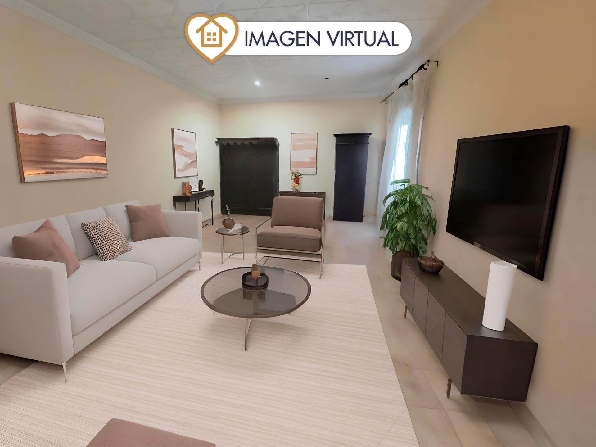 Living room of Flat for sale in Esplugues de Llobregat  with Heating and Balcony