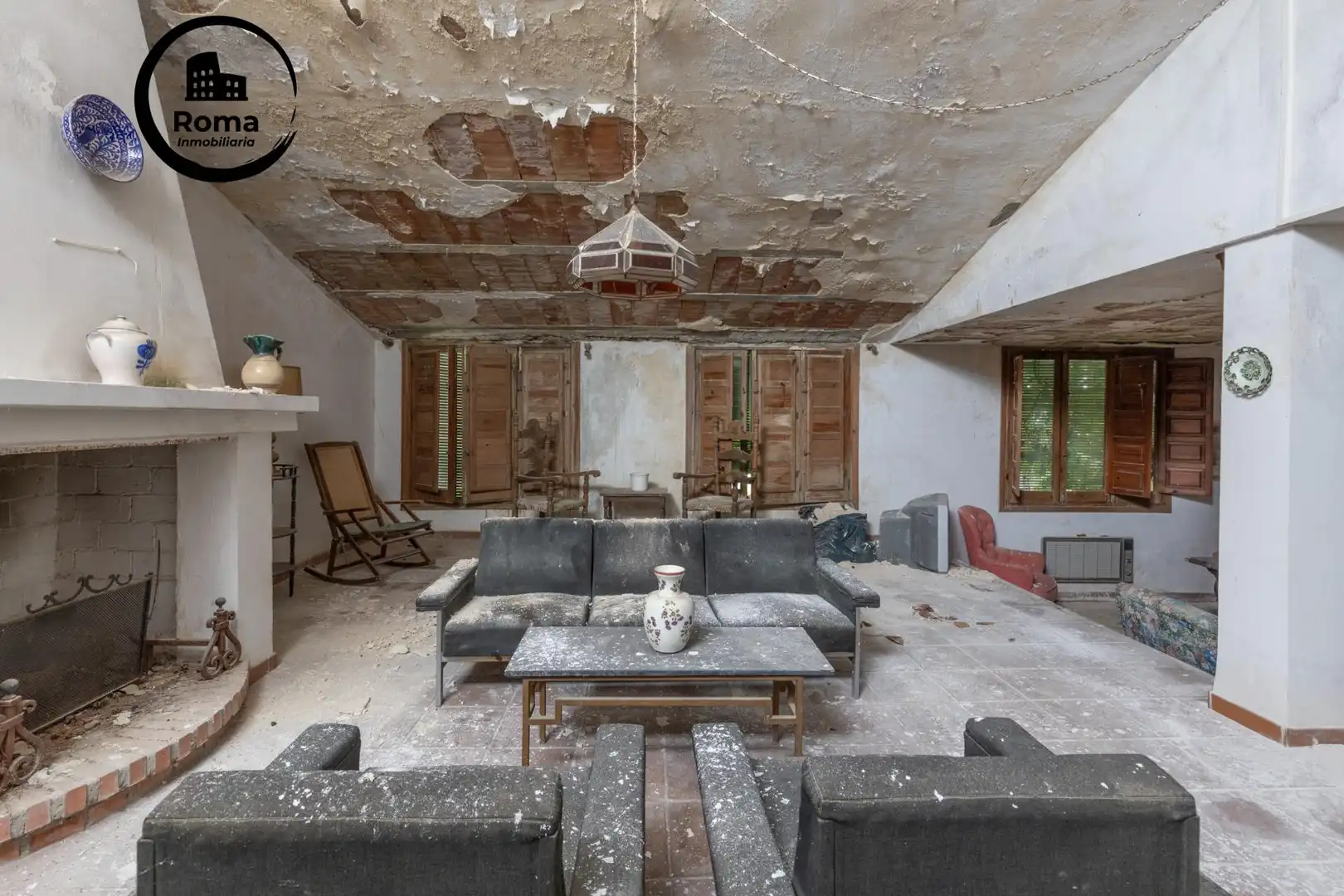 Sala de estar de Casa o chalet en venta en Cájar con Terraza, Piscina y Balcón