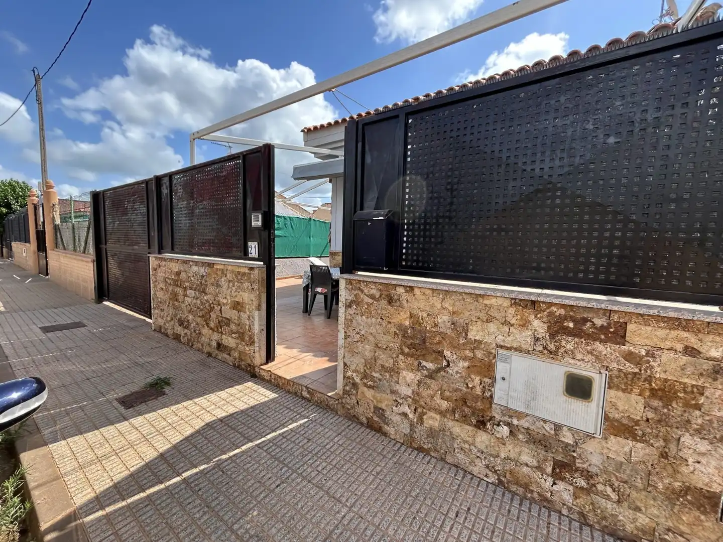 Terrassa de Casa o xalet en venda en Cartagena amb Aire condicionat, Jardí privat i Terrassa