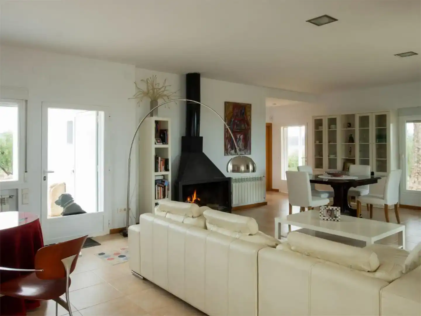 Sala d'estar de Casa o xalet en venda en Peal de Becerro amb Aire condicionat, Jardí privat i Parquet