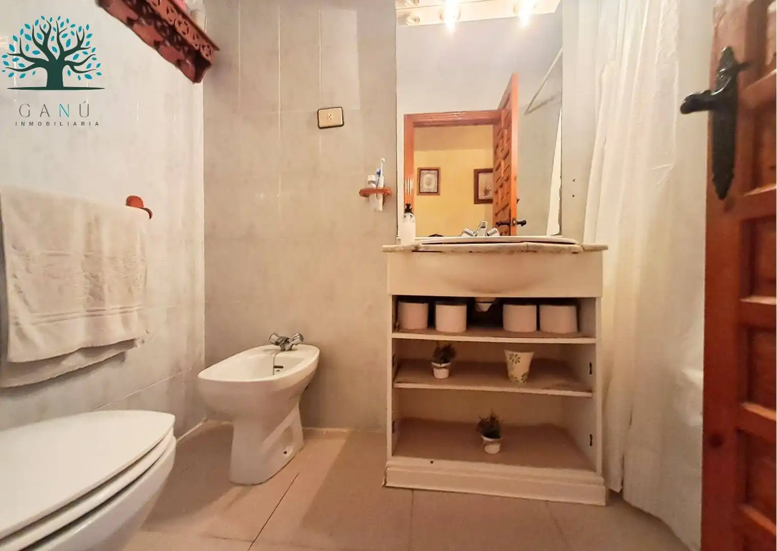 Baño de Apartamento en venta en Mazarrón con Aire acondicionado, Terraza y Amueblado
