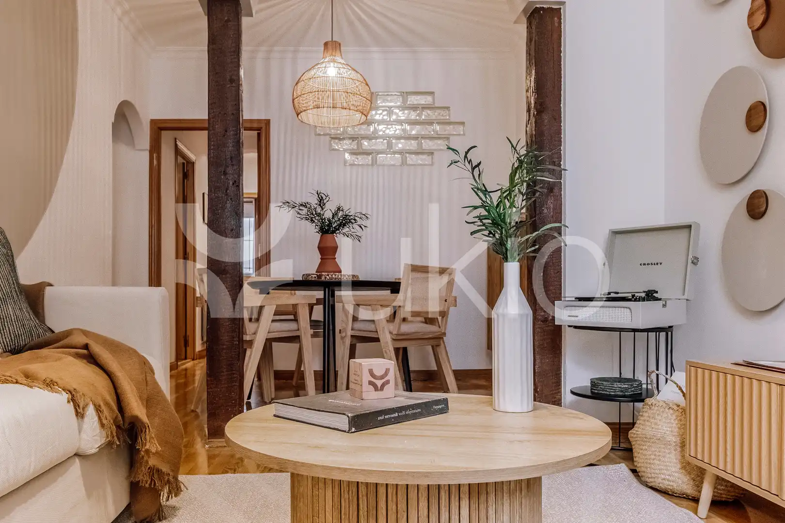 Wohnzimmer von Wohnungen zur Miete in Madrid mit Klimaanlage, Heizung und Möbliert