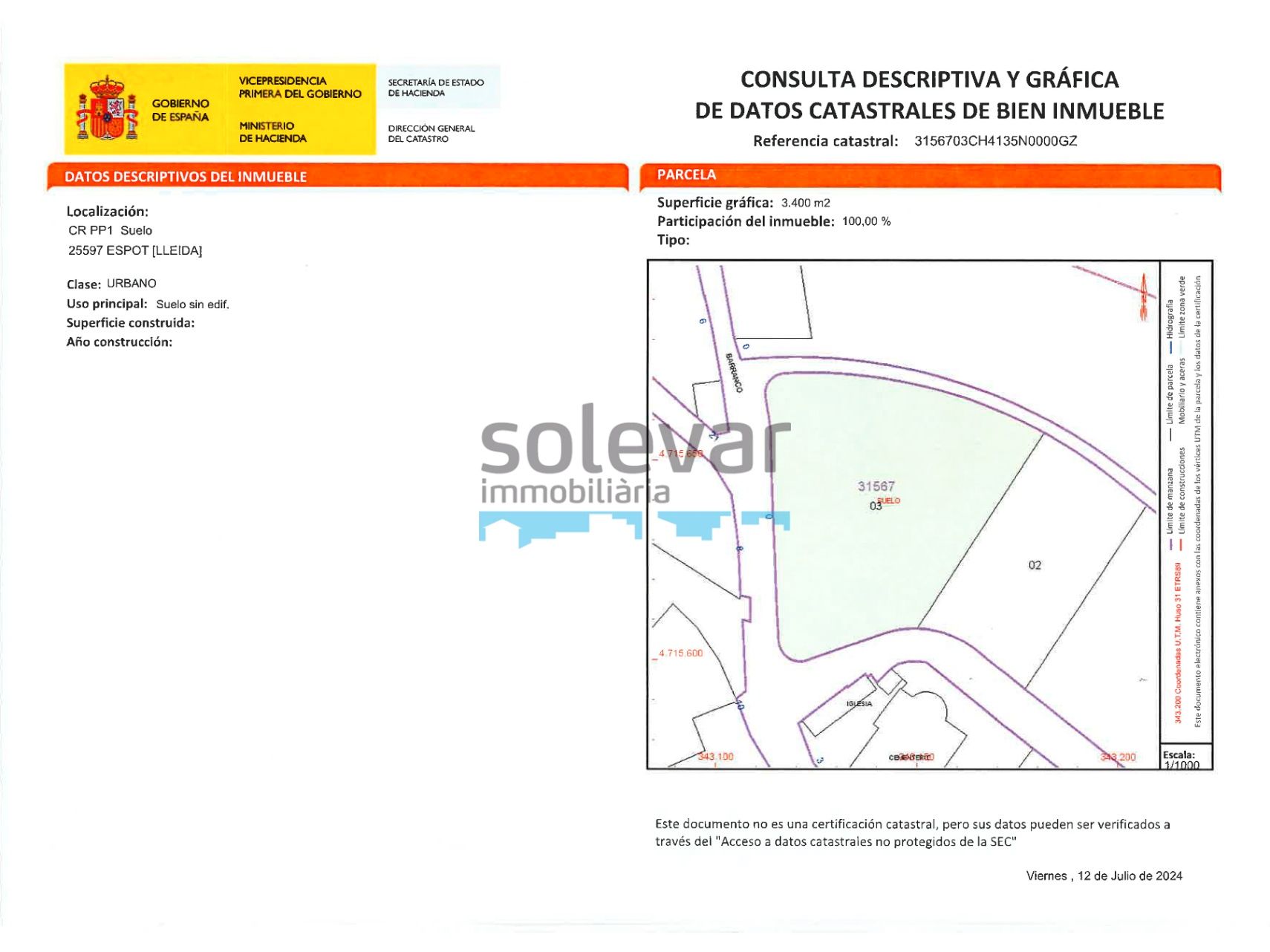 Residencial en venda en Espot