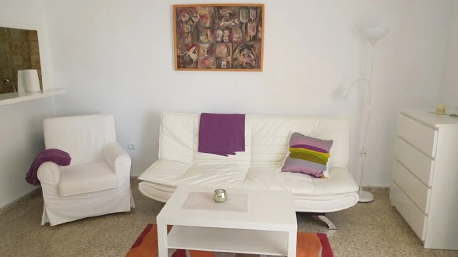 Living room of Flat for sale in Torrox  with Air Conditioner, Furnished and Washing machine