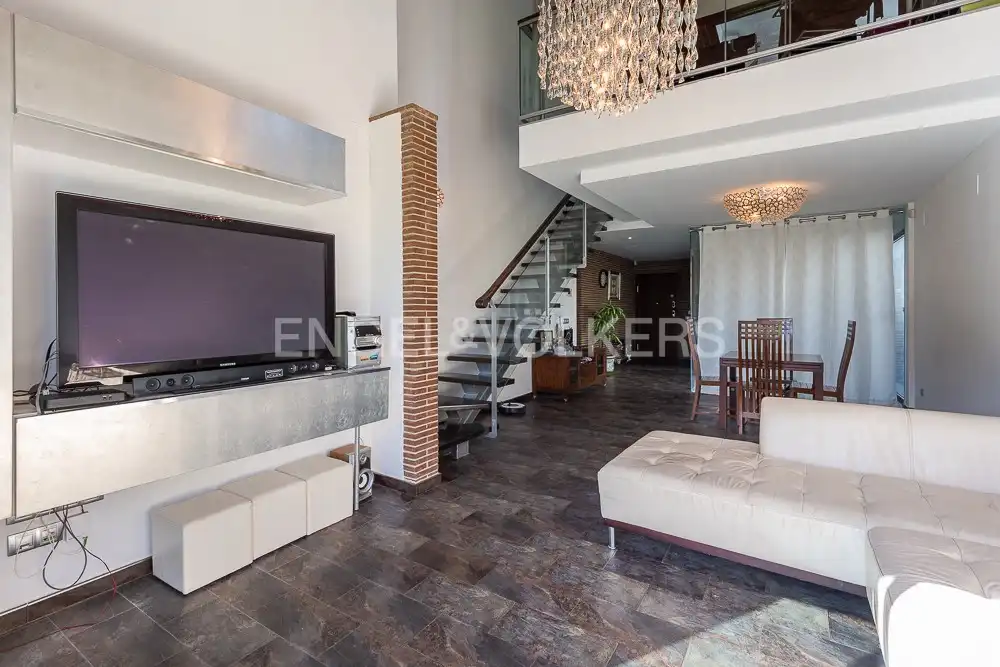 Living room of Houses for rent in Paterna  with Air Conditioner, Heating and Private garden