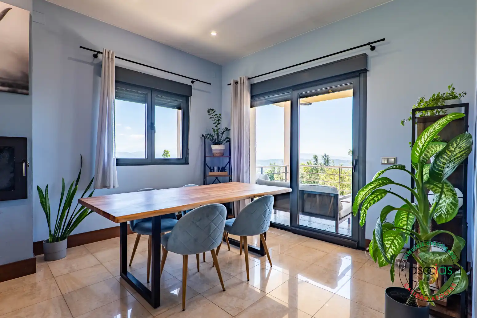 Comedor de Casa o chalet en venta en Gijón  con Calefacción, Jardín privado y Terraza
