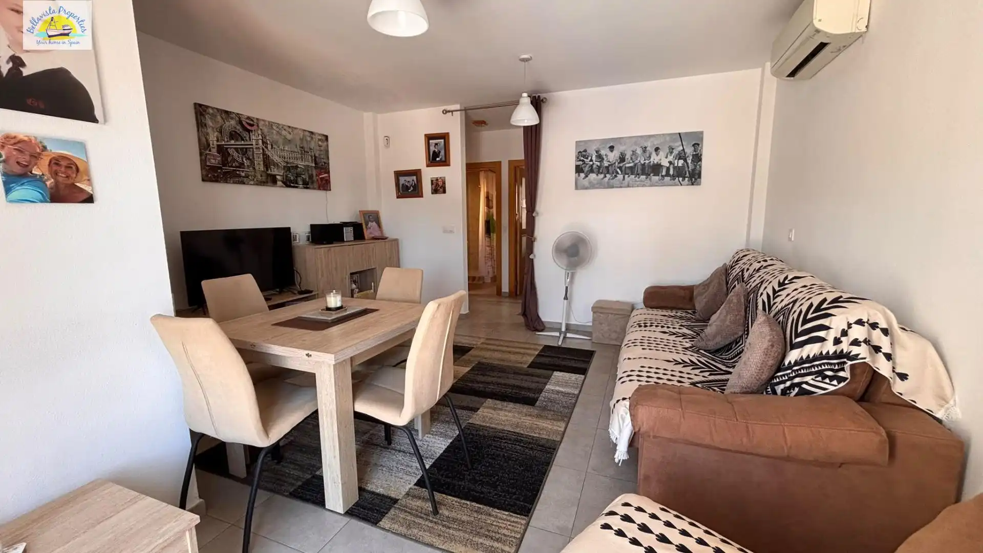 Sala d'estar de Casa o xalet en venda en Mazarrón amb Aire condicionat, Calefacció i Terrassa