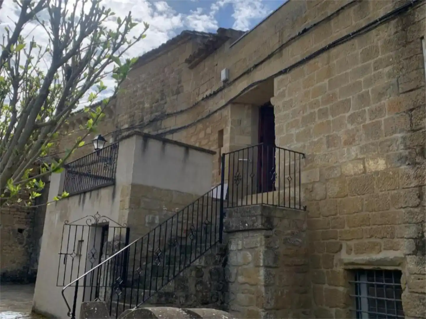 Exterior view of Flat for sale in Uncastillo  with Parquet flooring, Storage room and Furnished