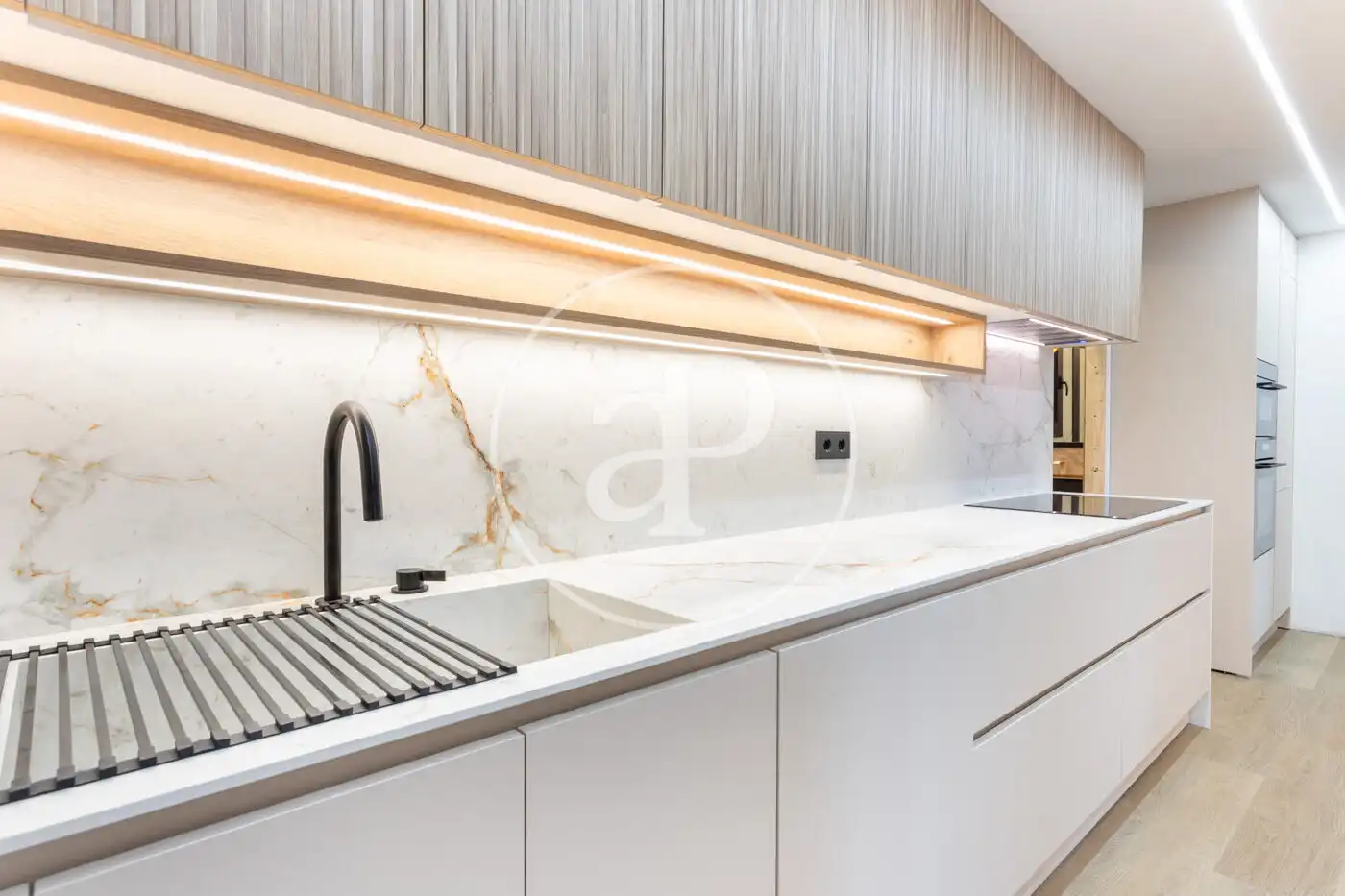 Cocina de Piso en venta en Sant Feliu de Llobregat con Aire acondicionado, Calefacción y Amueblado